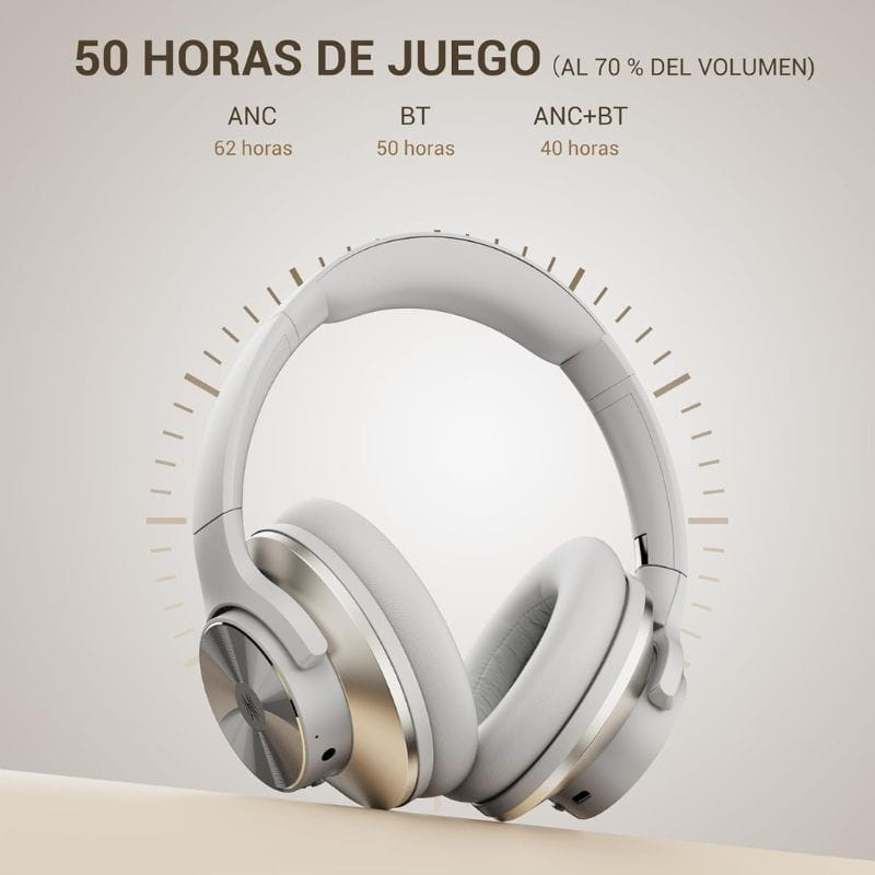 OneOdio A10 ANC Branco - Auscultadores Bluetooth - Item3
