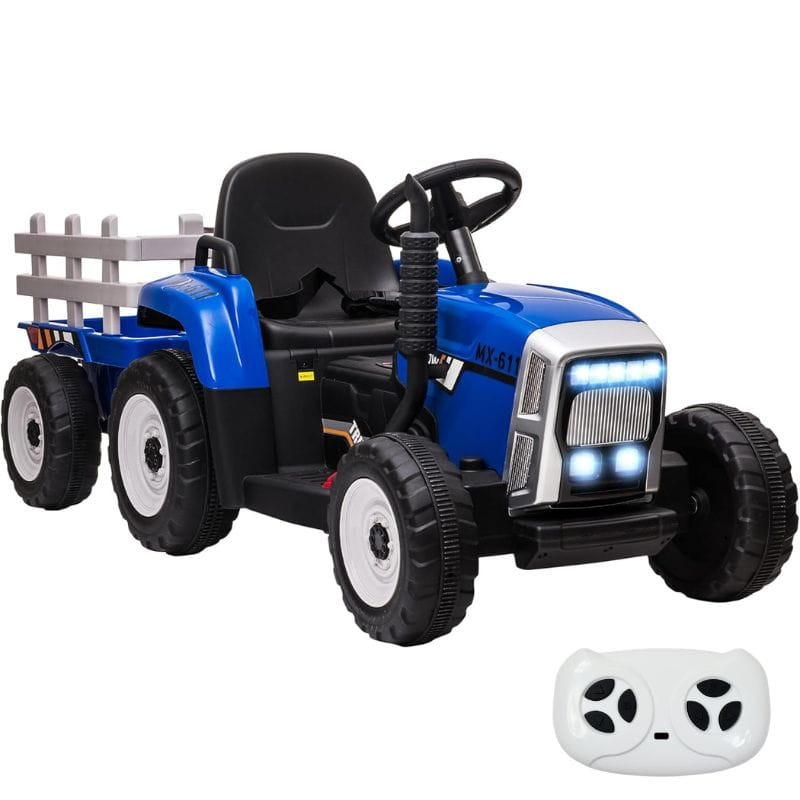 Tractor Ceres con remolque Azul - Coche eléctrico para niños - Ítem