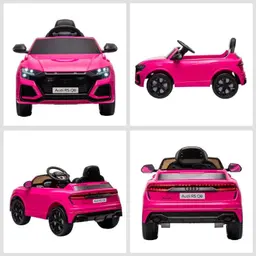 Audi RS Q8 12V Rose - Voiture électrique pour enfants vue sous tous les angles