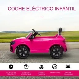 Audi RS Q8 12V Rose - Caractéristiques de la voiture électrique pour enfants