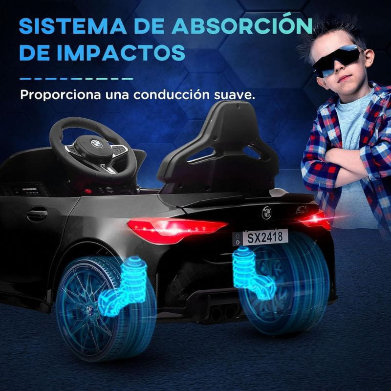 M4 12V Rojo - Coche eléctrico para niños - Ítem4