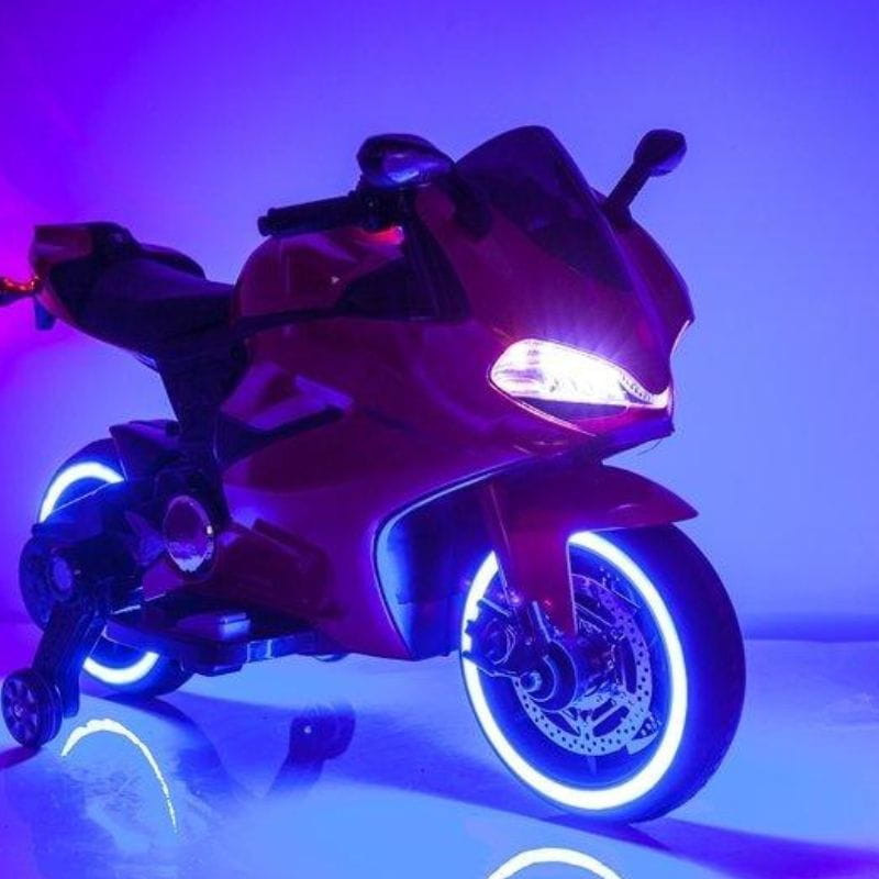 Motorbike 12V Roja - Moto eléctrica para niños - Ítem5