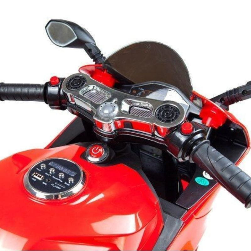 Motorbike 12V Roja - Moto eléctrica para niños - Ítem2