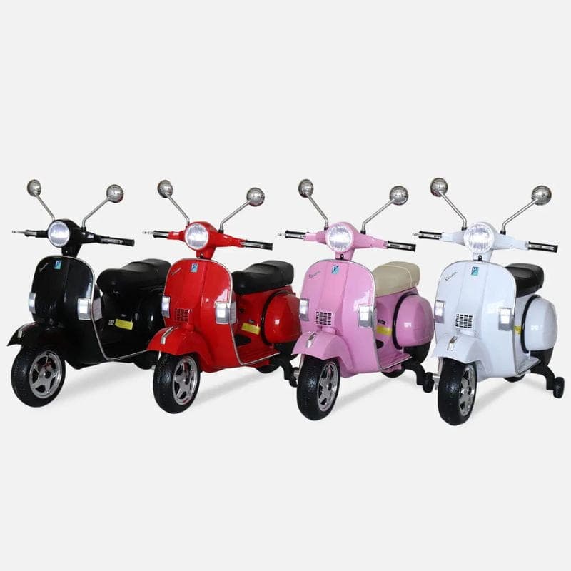  Vespa PX150 12V Rouge - Moto électrique pour enfants   image des couleurs disponibles
