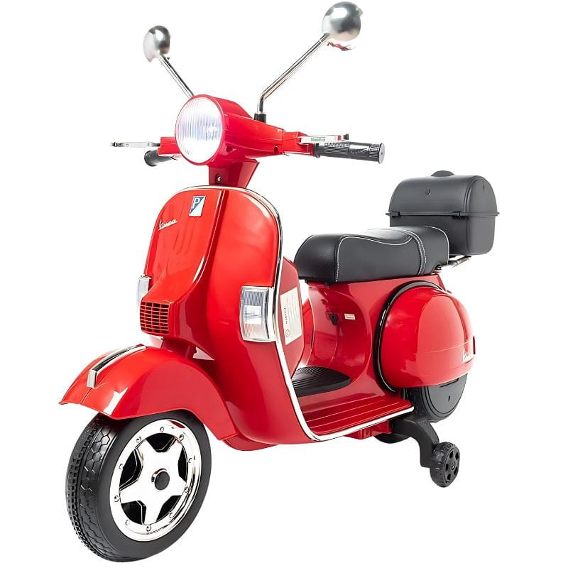 Vespa PX150 12V Roja - Moto eléctrica para niños - Ítem