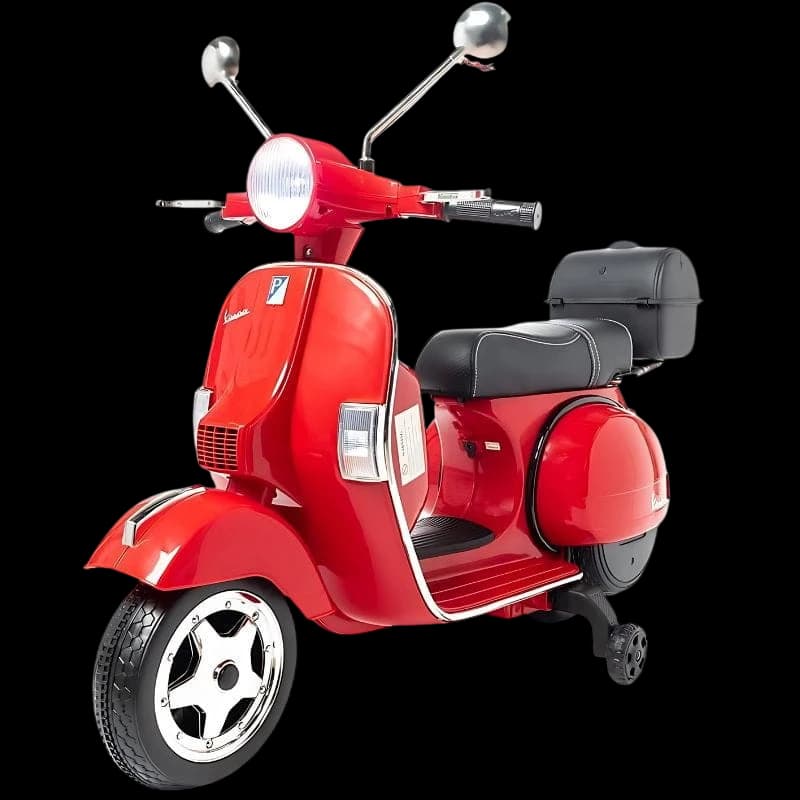Vespa  PX150 12V Rouge - Moto électrique pour enfants