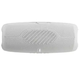 Image du bas de la JBL Charge 5 blanche