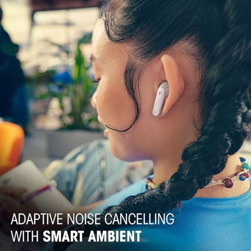 Cancelamento de ruído adaptável Azul-turquesa JBL Tune Flex 2