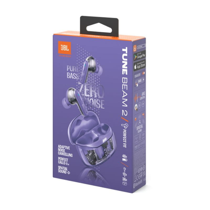 JBL Tune Beam 2 Ghost Edition Violet - Ítem5
