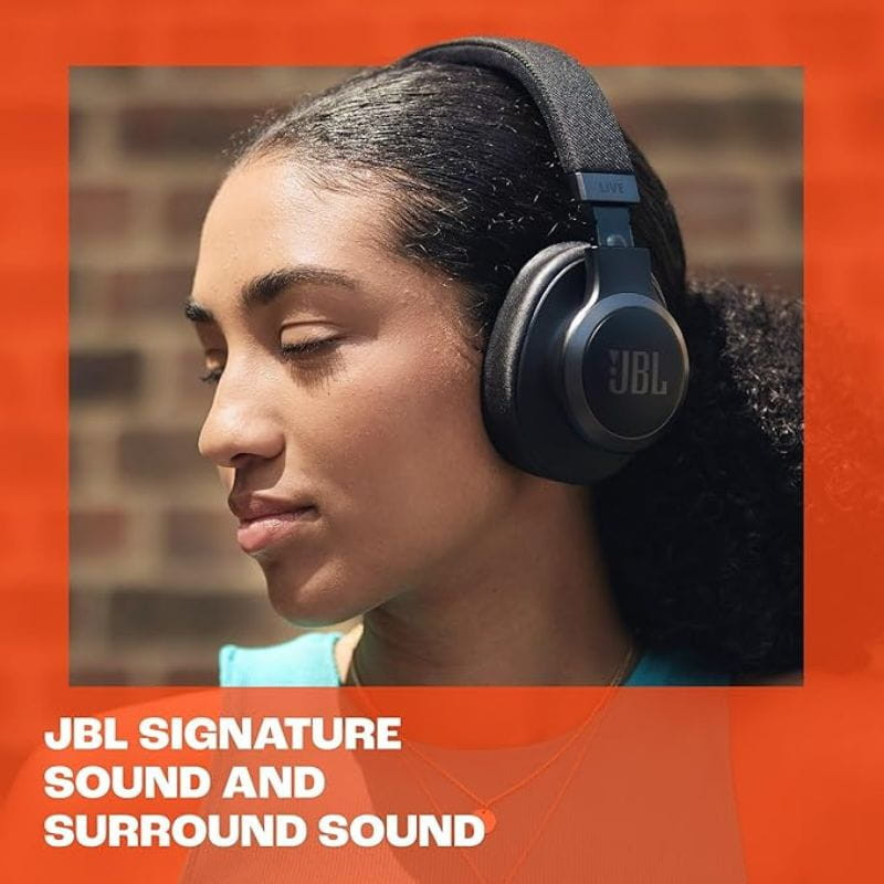 Auscultadores Bluetooth JBL Live 770NC ANC Bege - Item1