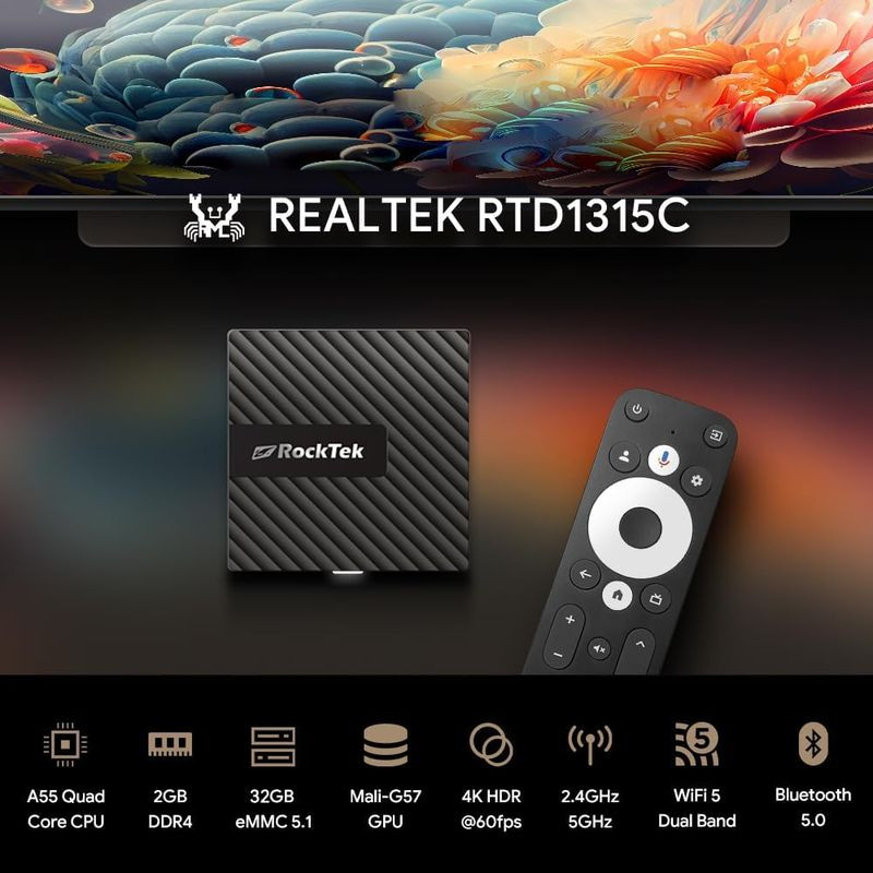 RockTek GB1 RTD1315C 2GB/16GB Android 12 - Item1