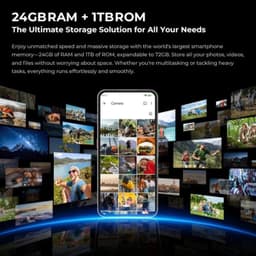 Oukitel WP200 Pro 5G 24 Go/1 To Noir stockage