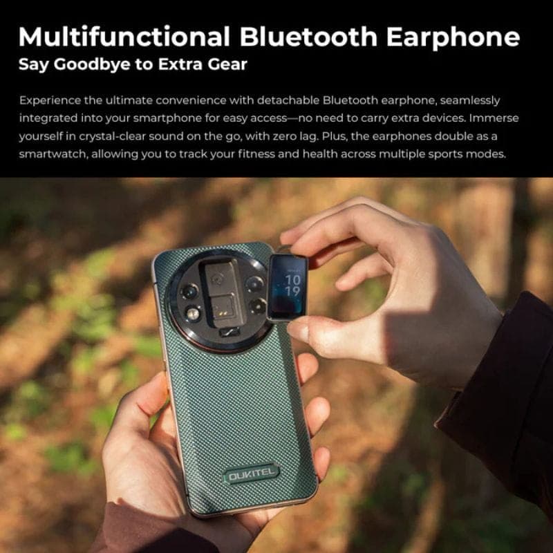 Oukitel WP200 Pro 5G 24 Go/1 To Noir multifonction