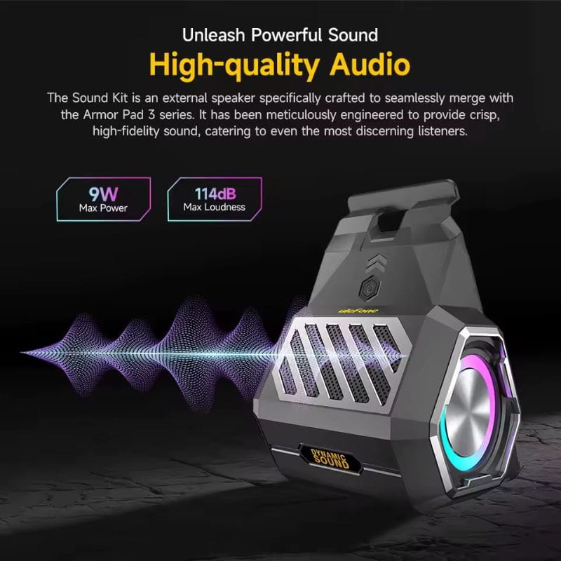 Ulefone UAS17 - Kit de Sonido para Armor Pad 4 Series - Ítem5