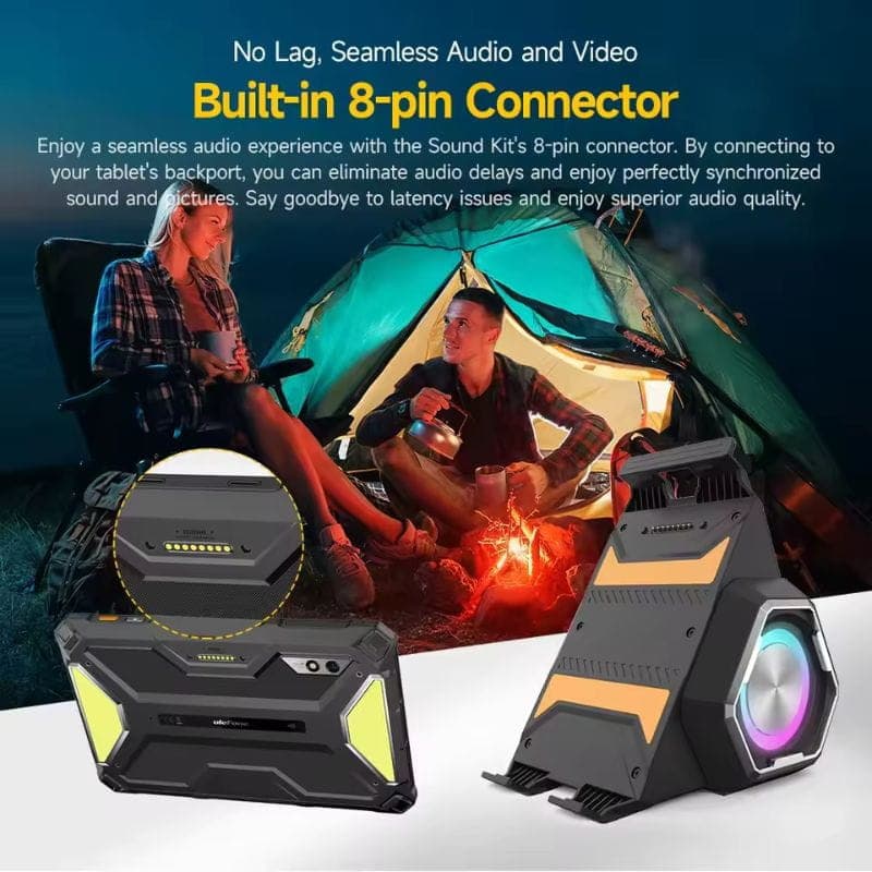 Ulefone UAS17 - Kit de som para conector de 8 pinos Armor Pad 4 Series