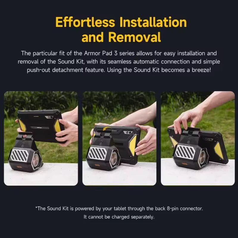 Ulefone UAS17 - Kit de som fácil de instalar para Armor Pad 4 Series