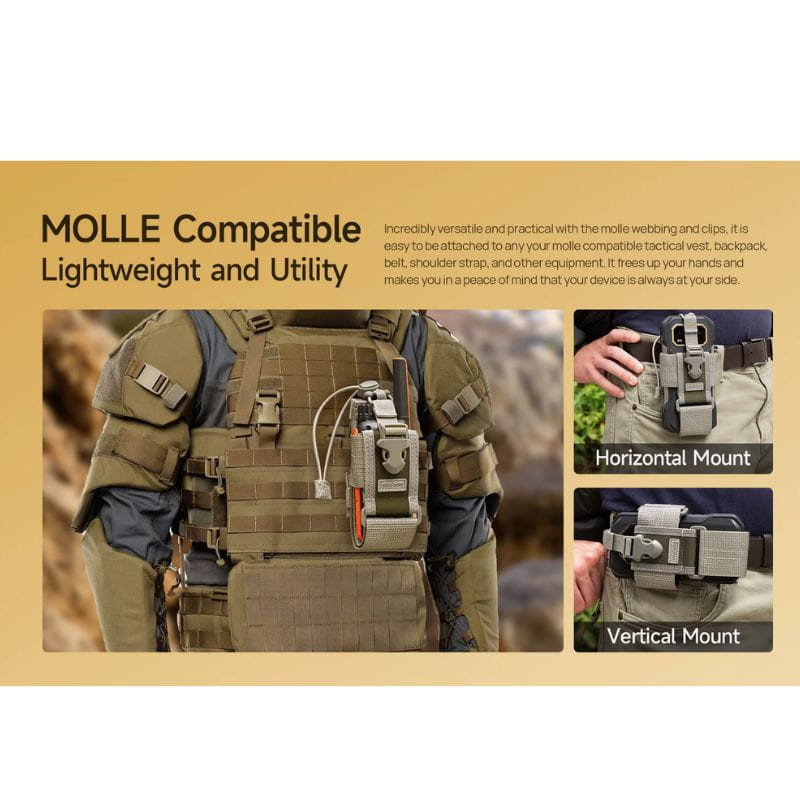 Capa Tática Universal Molle Holster Ulefone - Item3