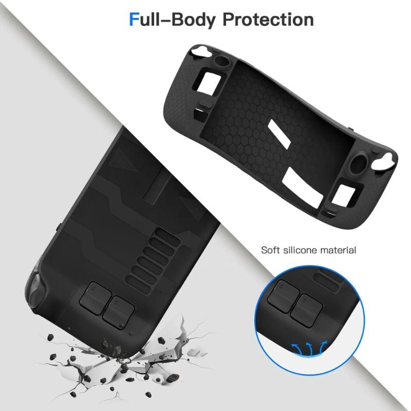 Coque en silicone noire pour Steam Deck / Steam Deck OLED - Ítem2