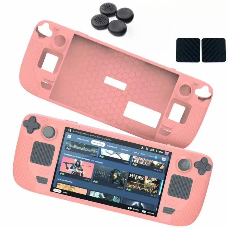 Coque en silicone rose pour Steam Deck / Steam Deck OLED - Ítem