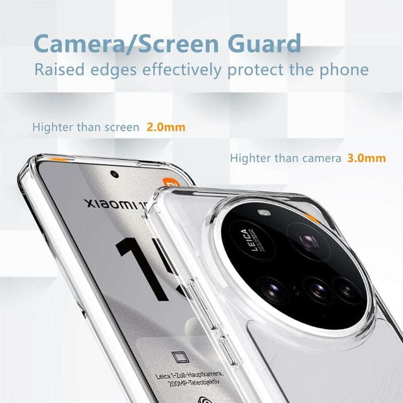 Coque Xiaomi 15T 5G Transparente + 2 Protections Écran Verre Trempé - Étui Silicone Anti-Choc Anti-Jaunissement