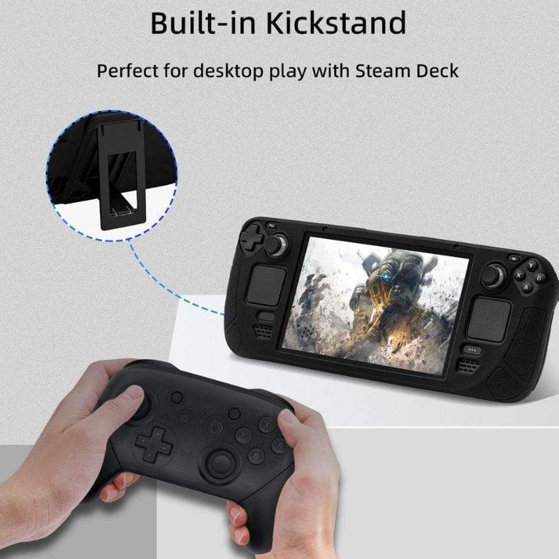 Pgtech Funda Silicona con Soporte para Steam Deck - Ítem5