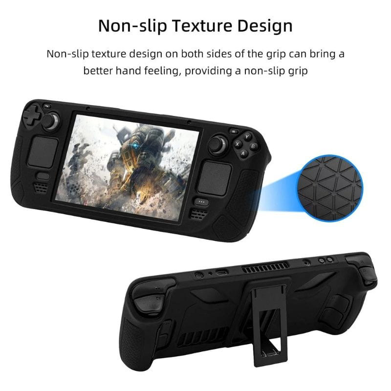 Pgtech Funda Silicona con Soporte para Steam Deck - Ítem4