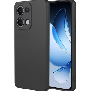 Funda Square Liquid Premium negro para Oppo Reno13 Pro 5G