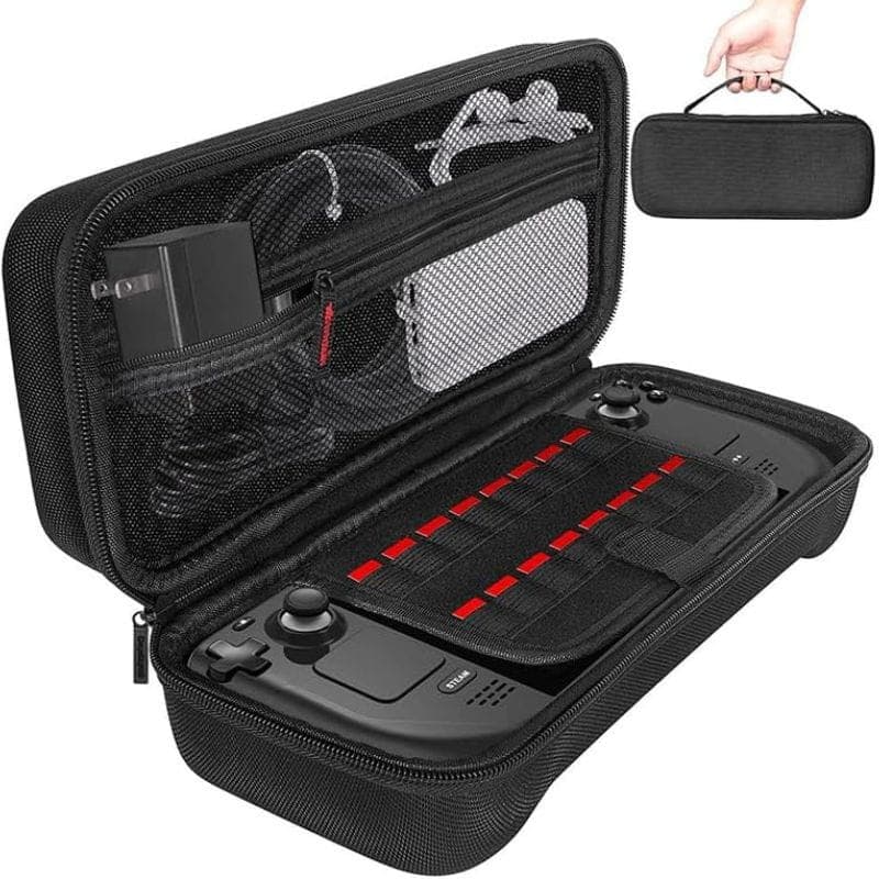 Funda de Transporte Rígida para Steam Deck con asa