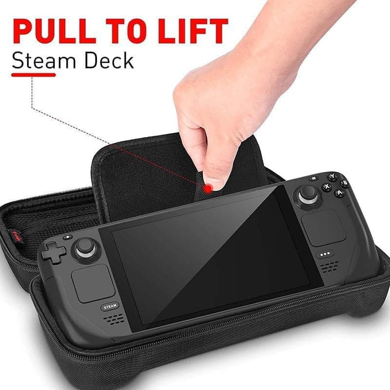 Funda de Transporte Rígida para Steam Deck fácil de sacar