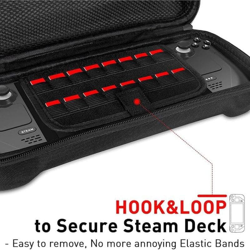 Funda de Transporte Rígida para Steam Deck transporte seguro