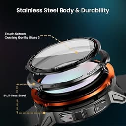Kospet Tank T3 Ultra 2 Édition spéciale Noir - Montre intelligente image  du corps en aluminium