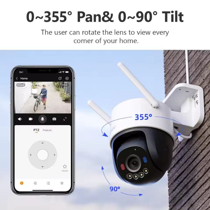 Imou Cruiser SC 3K IP66 WiFi Branco - Câmara de Segurança Exterior. 355º