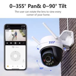 Imou Cruiser SC 3K IP66 WiFi Branco - Câmara de Segurança Exterior. 355º