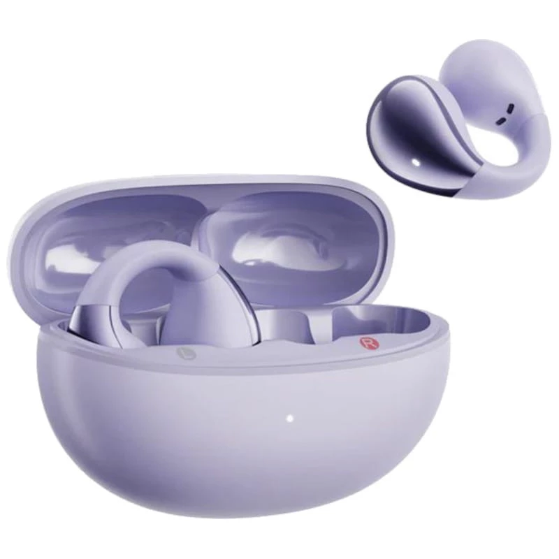 QCY Crossky Clip C30 Violet - Écouteurs Bluetooth