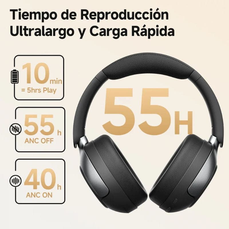 QCY H3 pro Negro - Auriculares características de la batería