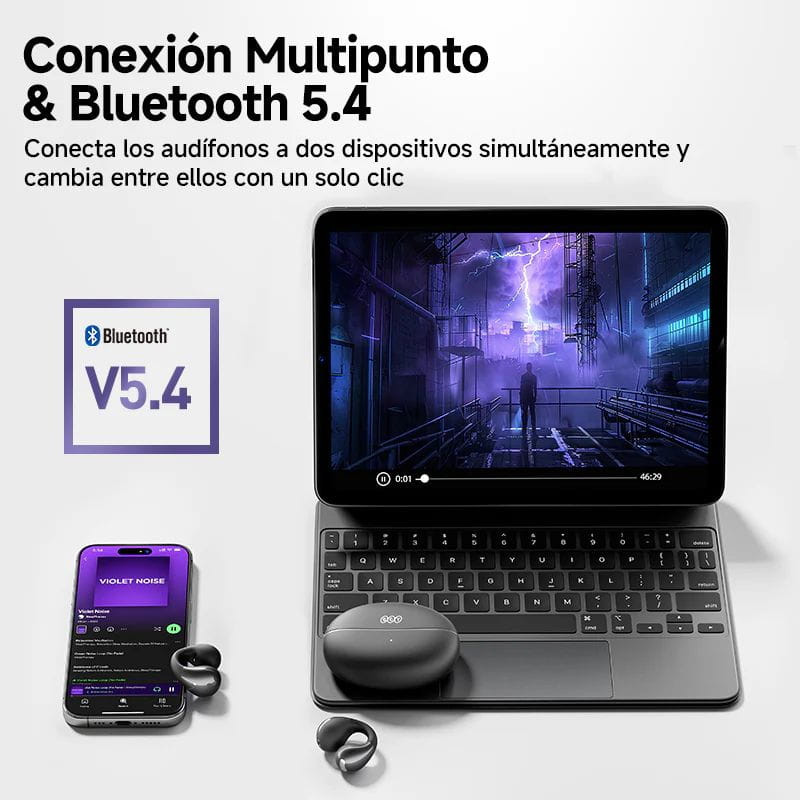 QCY Crossky Clip C30 Noir - Ítem5