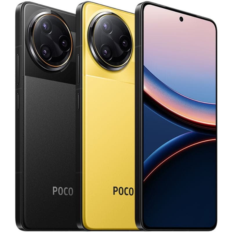 Xiaomi Poco F7 Ultra 5G 12GB/256GB Amarelo - vista a 45 graus