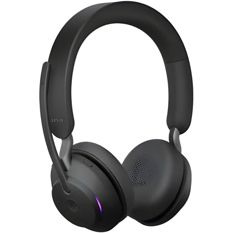 Jabra Evolve2 65 UC Stereo USB-A Preto, vista frontal