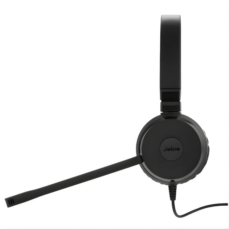Jabra Evolve 30 II MS Stereo (USB-C/A) Preto, vista lateral