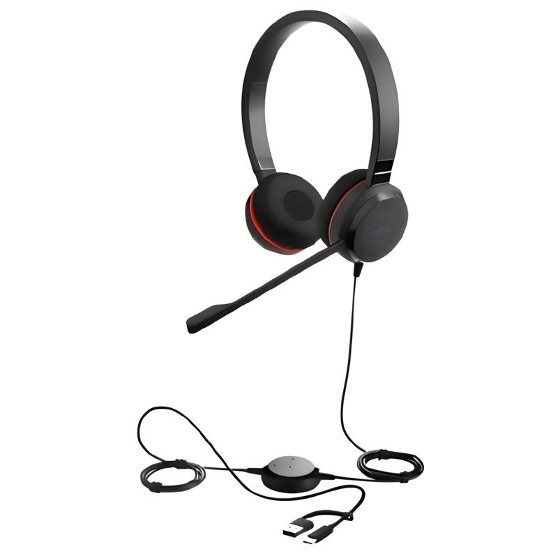 Jabra Evolve 30 II MS Stereo (USB-C/A) Negro - Ítem2