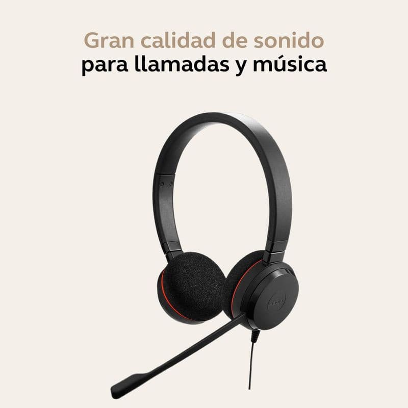 Som de Jabra Evolve 20 UC Stereo