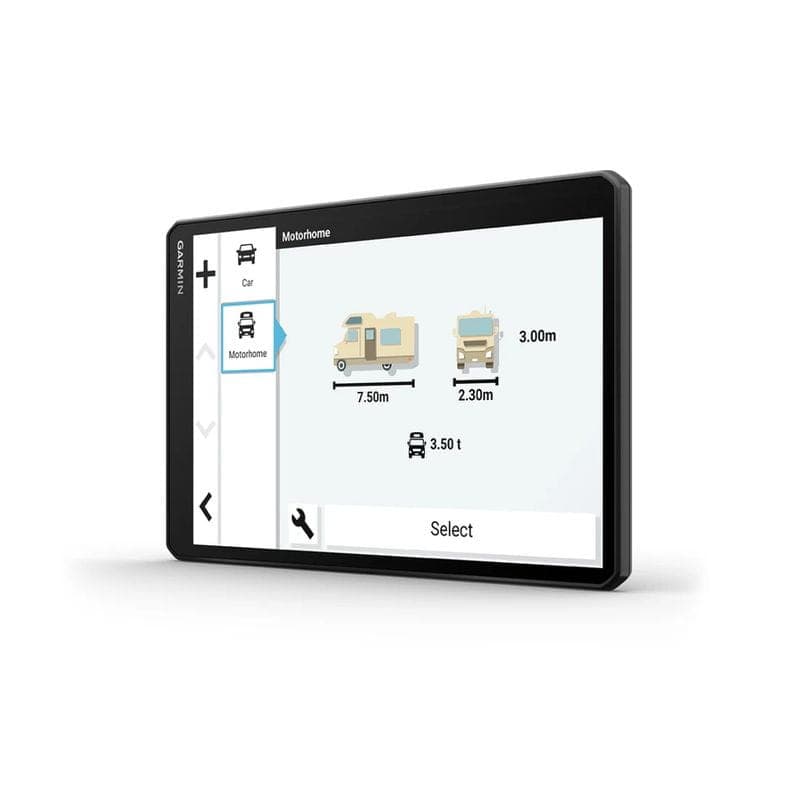 Pantalla de Garmin Camper 1095 - Navegador GPS