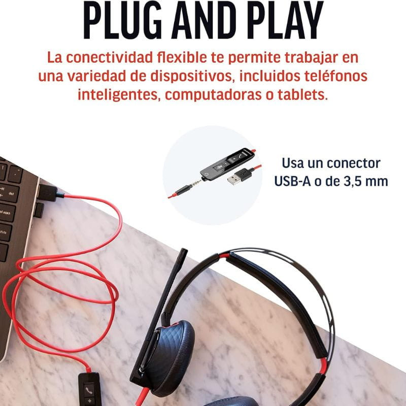 Poly Blackwire 5220 USB type A - Casque PC - Ítem1