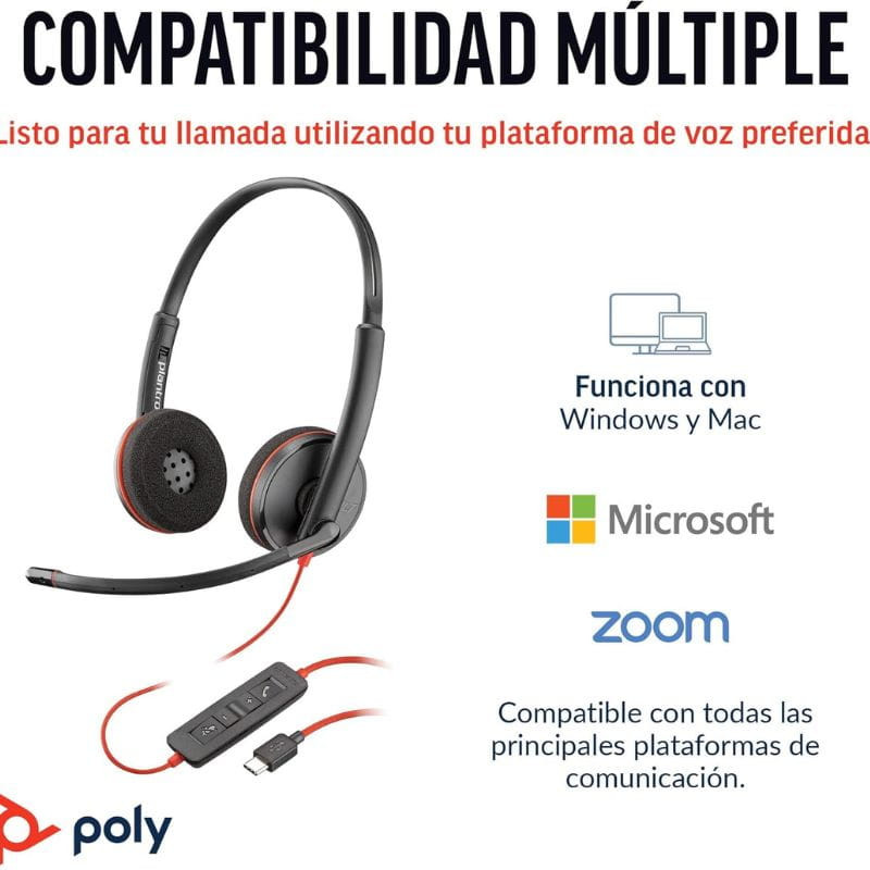 Poly Blackwire 3220 USB tipo A - Auscultadores PC - Item2