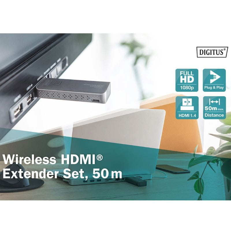 Kit de extensão HDMI sem fios Digitus - Item5