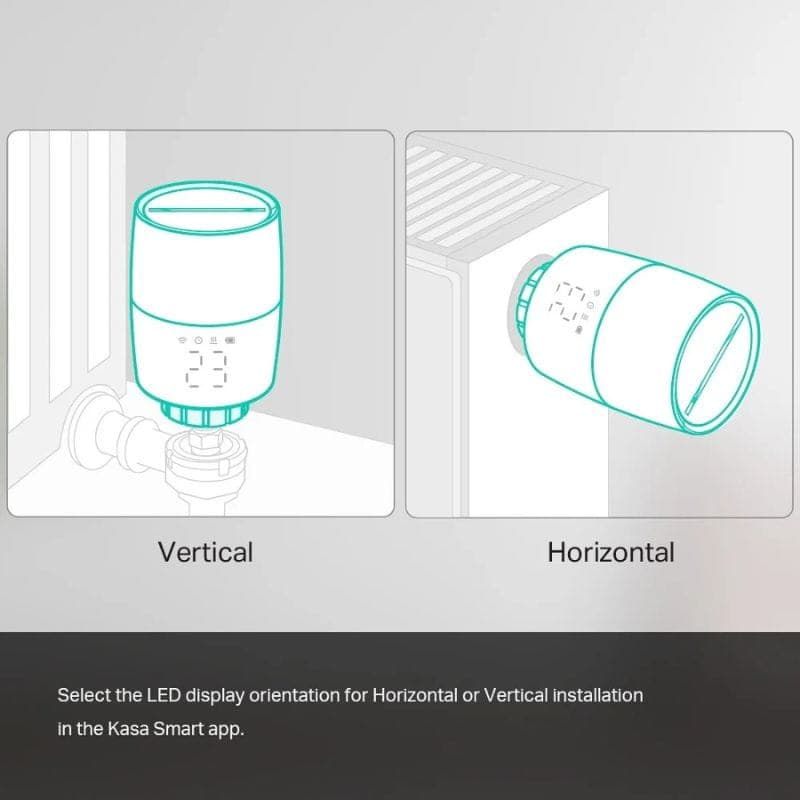 Bouchon KE100 KIT Smart - Vanne thermostatique intelligente pour radiateur, à poser à l'horizontale ou à la verticale