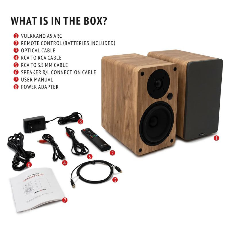 VULKKANO A5 ARC Marrón - Altavoces activos - Ítem3