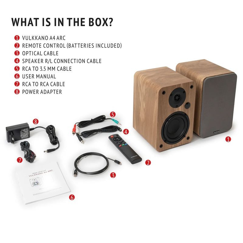 VULKKANO A4 ARC Marrón - Altavoces activos - Ítem4