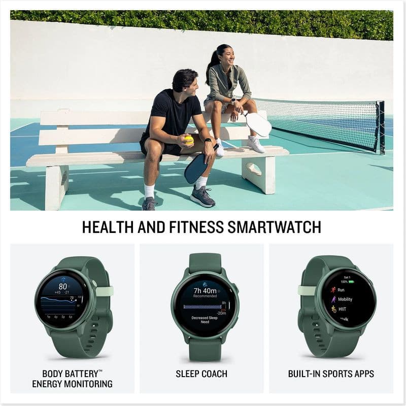 Control de salud de Garmin Vívoactive 6 Verde