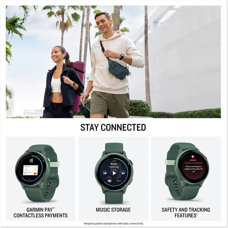 Conexión de Garmin Vívoactive 6 Verde